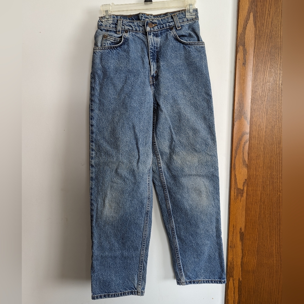 Vintage Levis 1997 orange collectors tag